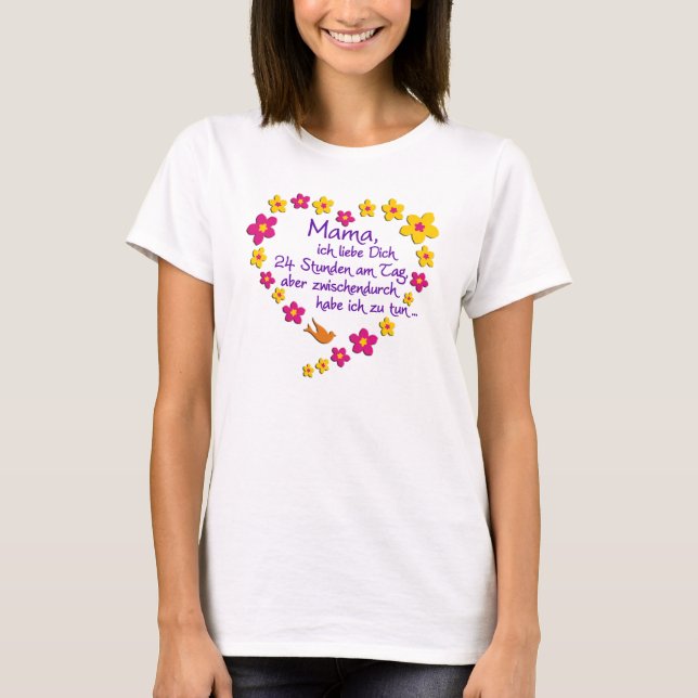 Camiseta Mamãe (Frente)