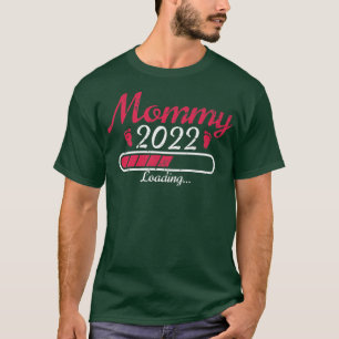 Camiseta Mamãe 2022 Gravidez Brevemente será mãe bebê sh