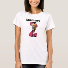 Camiseta @Mamãe 2BEE Camisa-T de maternidade feminina
