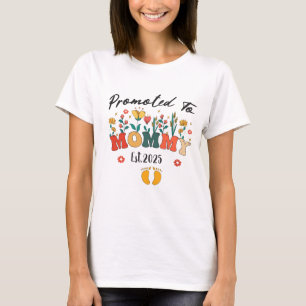 Camiseta Mamãe a ser. 2025: Nova Mãe
