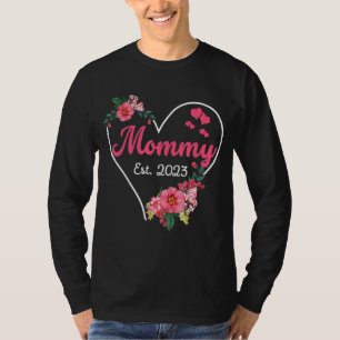 Camiseta Mamãe à vovó 2023 Anunciação de Gravidez Engraçado