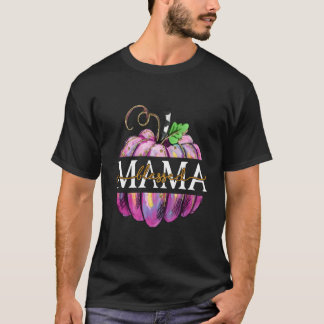 Camiseta Mamãe Abobora Abençoada Dia de Ação de Graças Hall