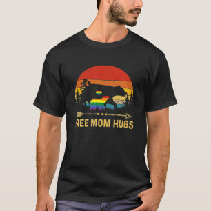 Camiseta Mamãe abraça o orgulho LGBT.