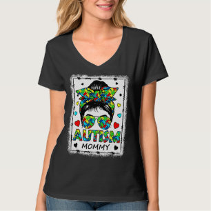 Camiseta Mamãe Autismo Sensibilização Mãe A Vida Mensageira