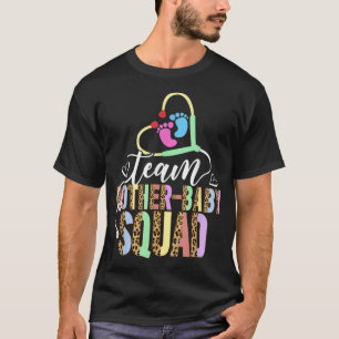 Camiseta Mamãe Baby Nurse Team Pequeno Gente Enfermando Neo