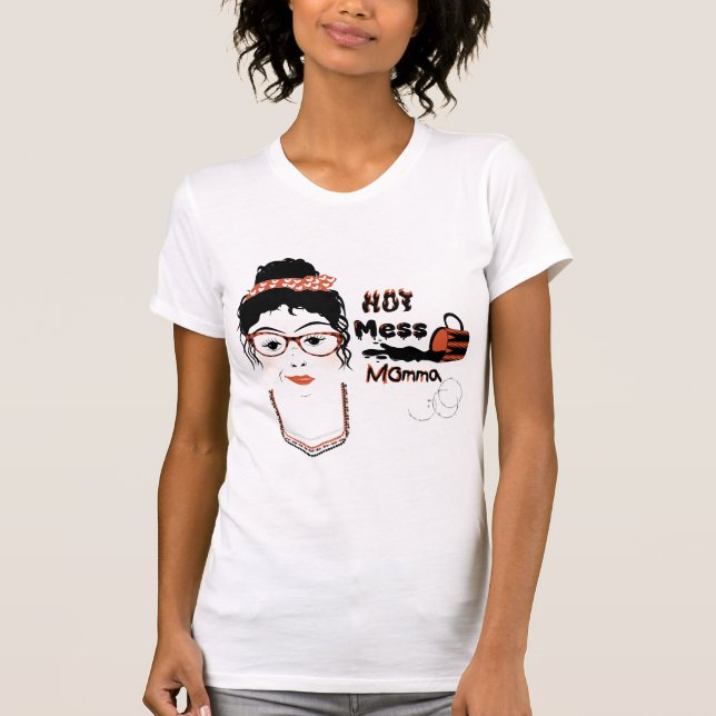 Camiseta Mamãe Bagunça Total (Frente)