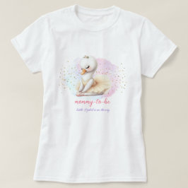 Camiseta Mamãe balé De Chá De Rapariga Swan