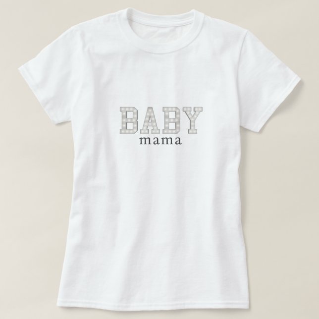 Camiseta Mamãe Bebê (Frente do Design)