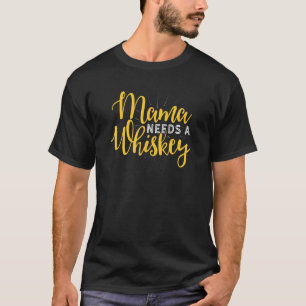 Camiseta Mamãe Bebendo Beer Beer Beer Vinho Precisa De Uísq
