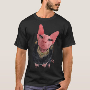 Camiseta Mamãe Bingus Meu Querido Gato Sphinx Sphynx Sem Ca