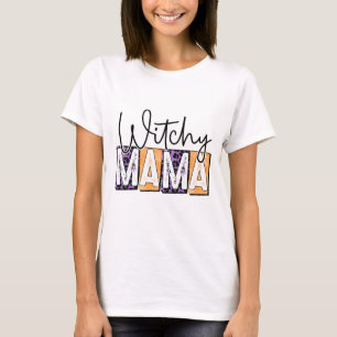 Camiseta Mamãe Bruxa - Dia das Bruxas