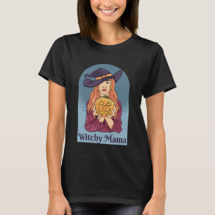 Camiseta Mamãe Bruxa - Dia das Bruxas