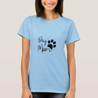 Camiseta Mamãe Cachorro Vibes - Camisa-T De Pet Bonita