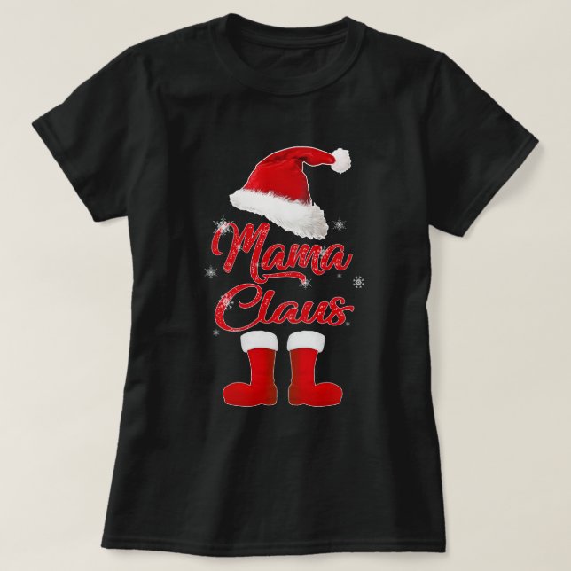 Camiseta mamãe claus (Frente do Design)