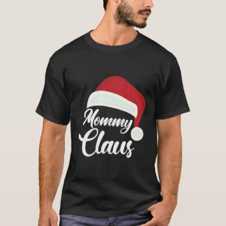 Camiseta Mamãe Claus Christmas Santa Hat