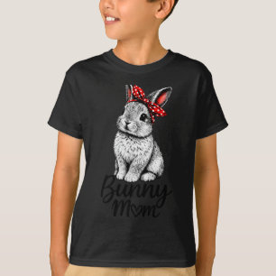 Camiseta Mamãe coelho bonita bunny fofa dia feliz páscoa mu