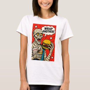 Camiseta Mamãe com Big Burger - Pop de Arte Clássica