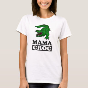 Camiseta Mamãe Crocodilo T Shirt Animal Mãe Presente Mãe