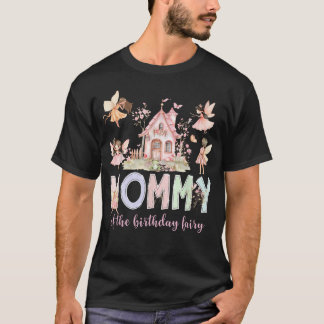 Camiseta Mamãe Da Família Mágica Da Menina Fada De Aniversá