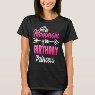 Camiseta Mamãe da festa de aniversário da Princesa Princesa