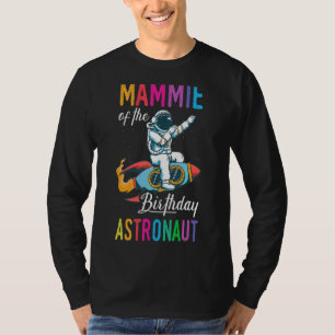 Camiseta Mamãe Da Festa De Astronauta Do Astronauta De Aniv