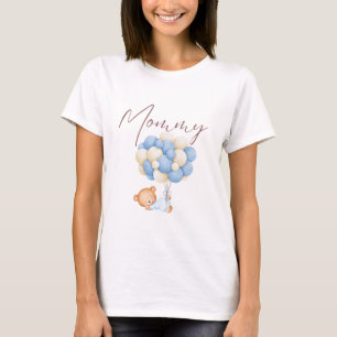 Camiseta Mamãe da Festa de primeiro aniversario do Woodland