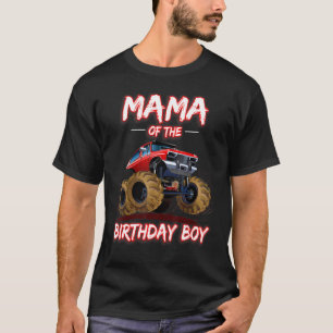 Camiseta Mamãe Da Festa De Rapazes Monstros De Aniversário
