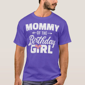 Camiseta Mamãe da filha de aniversário que atende a família