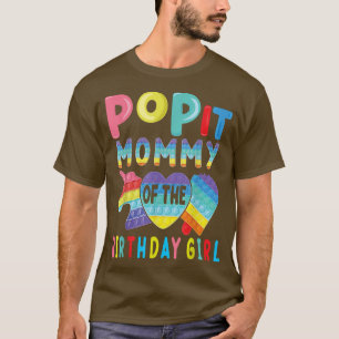 Camiseta mamãe da Garota de Aniversário