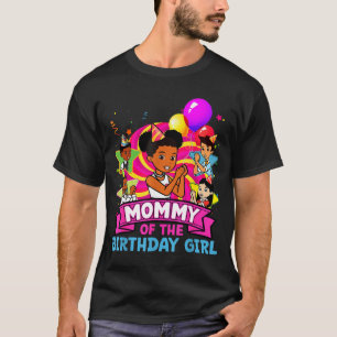 Camiseta Mamãe da Menina de Aniversário Gracie Nk Doll Famí