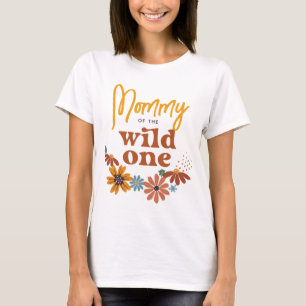 Camiseta Mamãe da Natureza   Wildflower Birthday