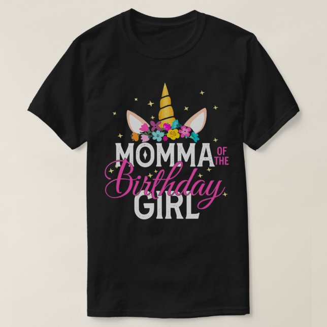 Camiseta Mamãe Da Princesa Aniversário Presente Dá Nascimen (Frente do Design)