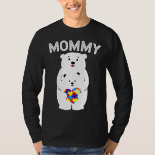 Camiseta Mamãe da Quebra-cabeça do Urso das da Família do C
