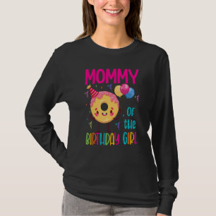 Camiseta Mamãe Da Rosquinha De Aniversário Que Corresponde