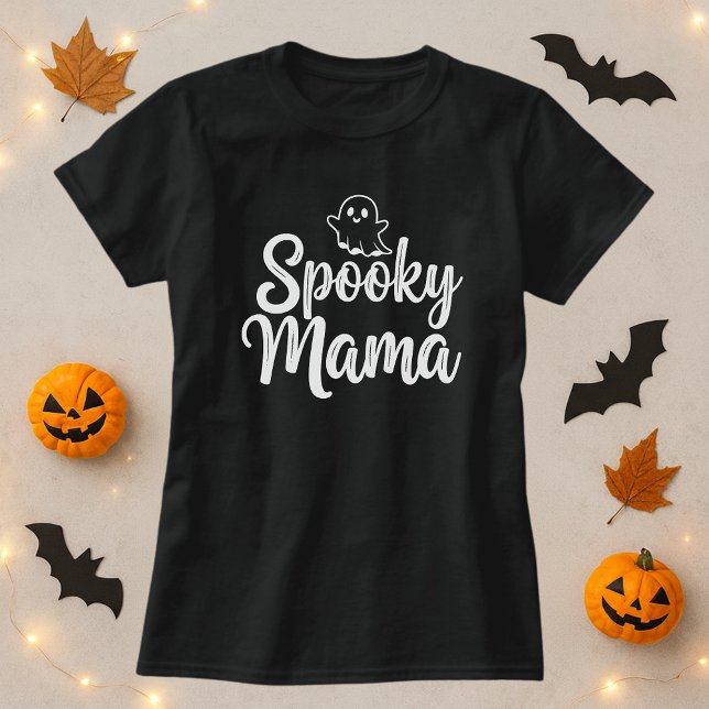 Camiseta Mamãe das Bruxas Spooky (Criador carregado)