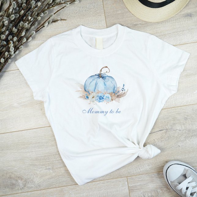 Camiseta Mamãe de Abóbora Azul para ser (Criador carregado)