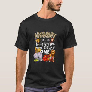 Camiseta Mamãe De Animais Selvagens Safari De Aniversário D