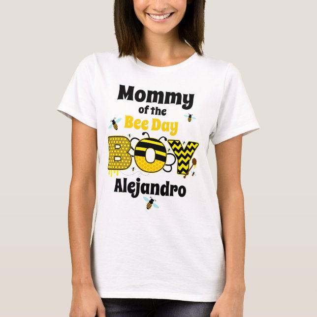 Camiseta Mamãe de Bebê de Aniversário (Frente)