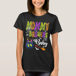 Camiseta Mamãe de Bebê em Gestação Família Combinando Hallo