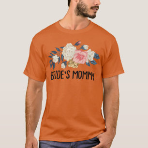 Camiseta Mamãe de Floral Funny Bride