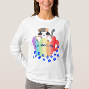 Camiseta Mamãe de gato
