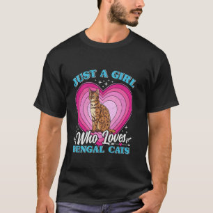 Camiseta Mamãe de Gato APENAS UMA MENINA QUE AMA GATOS BENG