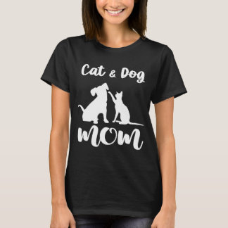 Camiseta Mamãe de Gato e Cachorro Animais de Companhia Ador