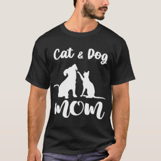 Camiseta Mamãe de Gato e Cachorro Animais de Companhia Ador