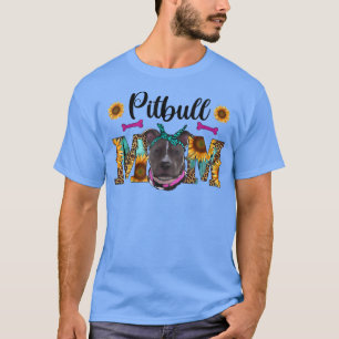 Camiseta Mamãe de Girassol de Pitbull, dono do amante do ca