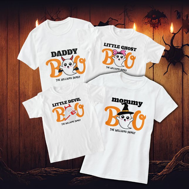 Camiseta Mamãe de Halloween Matando a Família do Diabo (Criador carregado)