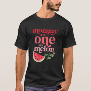 Camiseta Mamãe De Mulher De Uma Garota De Aniversário De Me