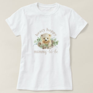 Camiseta Mamãe De Ser Mãe Chá de fraldas Gravidez