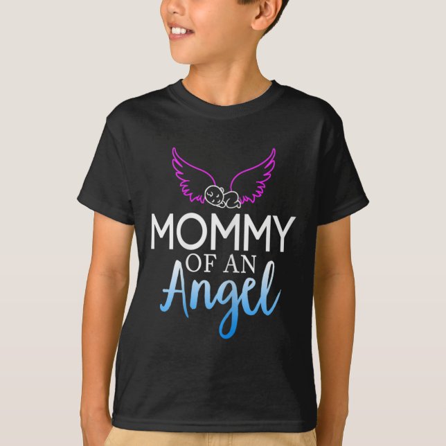 Camiseta Mamãe de um Anjo Mês de Conscientização Sids (Frente)