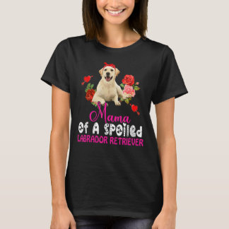 Camiseta Mamãe De Um Arco De Cachorro Gelado De Retriever